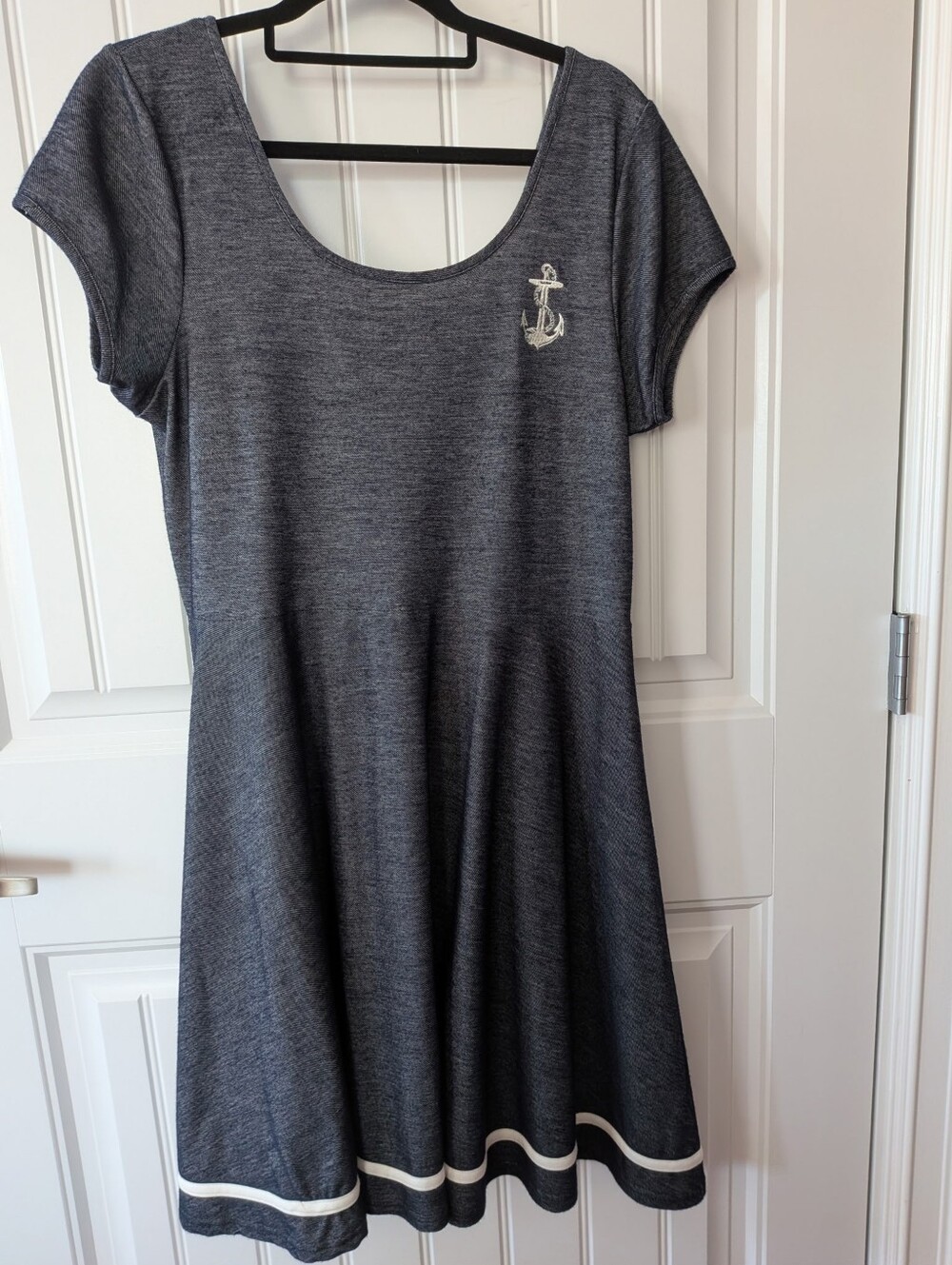 Heather blue skater dress by Rock Steady, size 2x